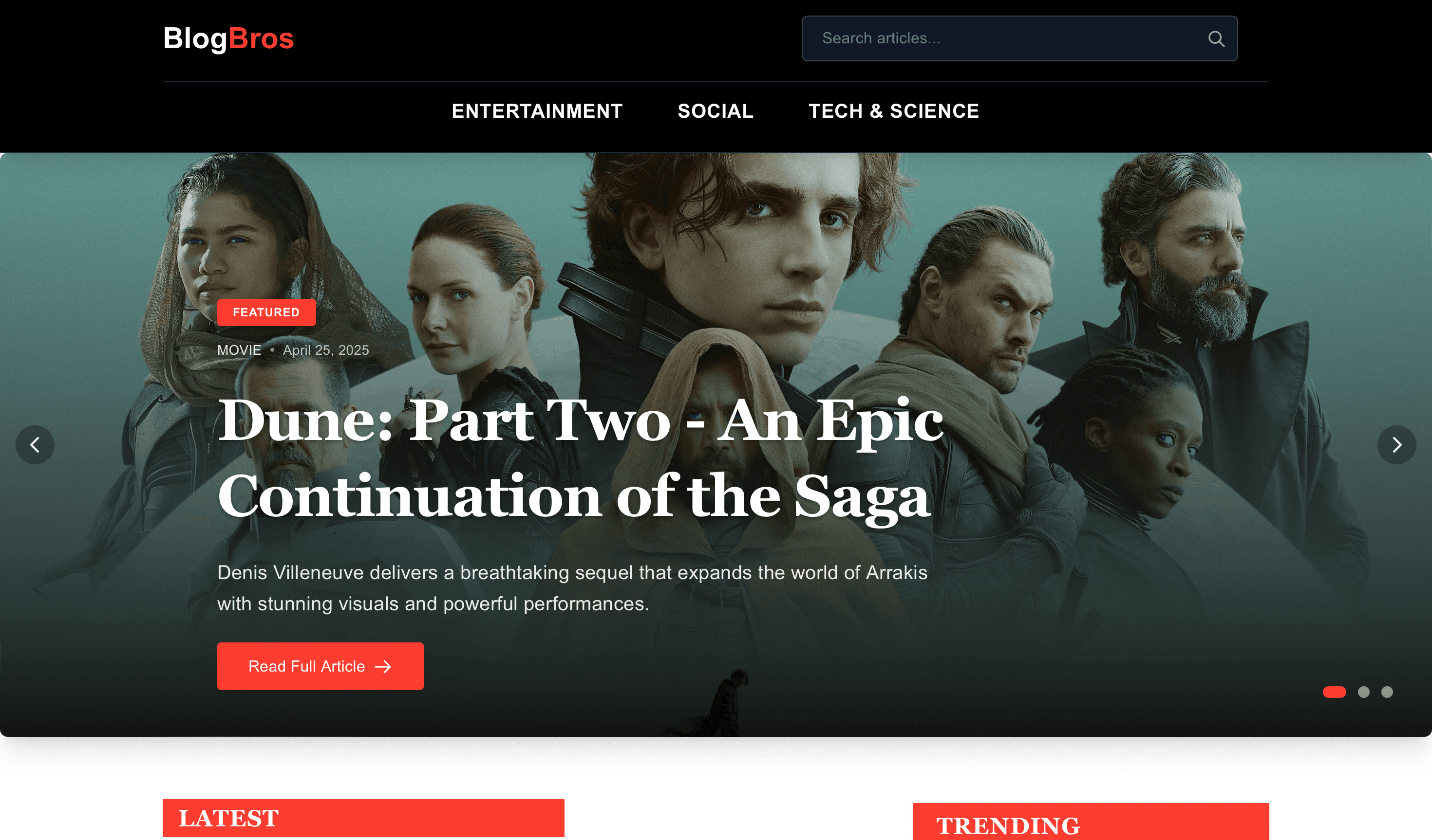 Blog Website